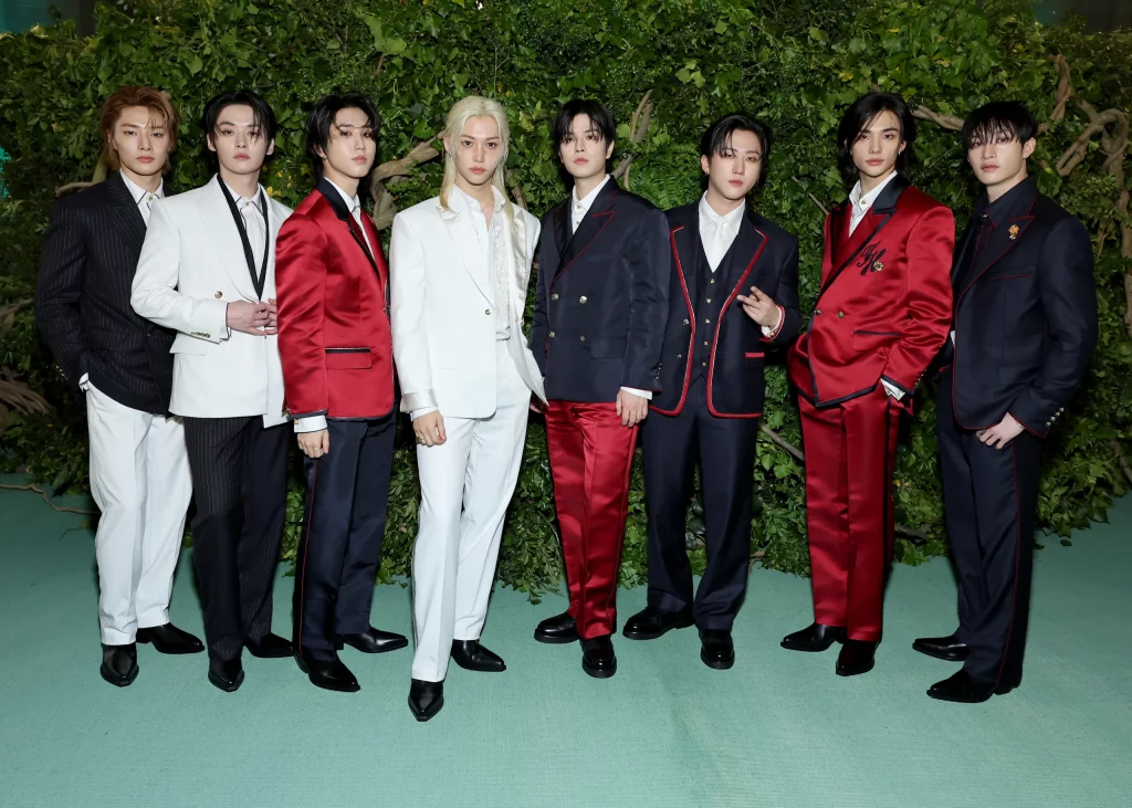Stray Kids x Tommy Hilfiger MET Gala outfit