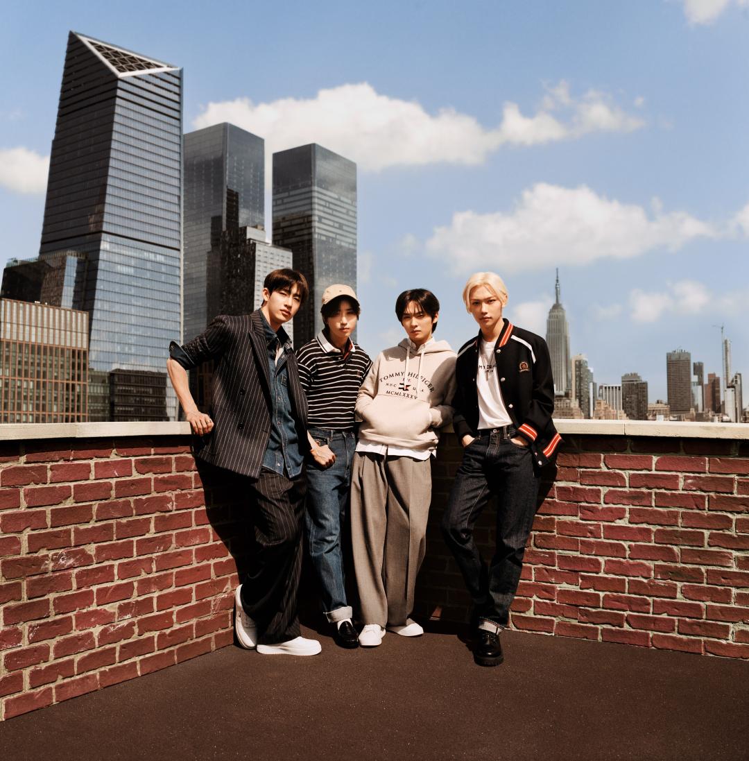 Stray Kids x Tommy Hilfiger Collaboration 