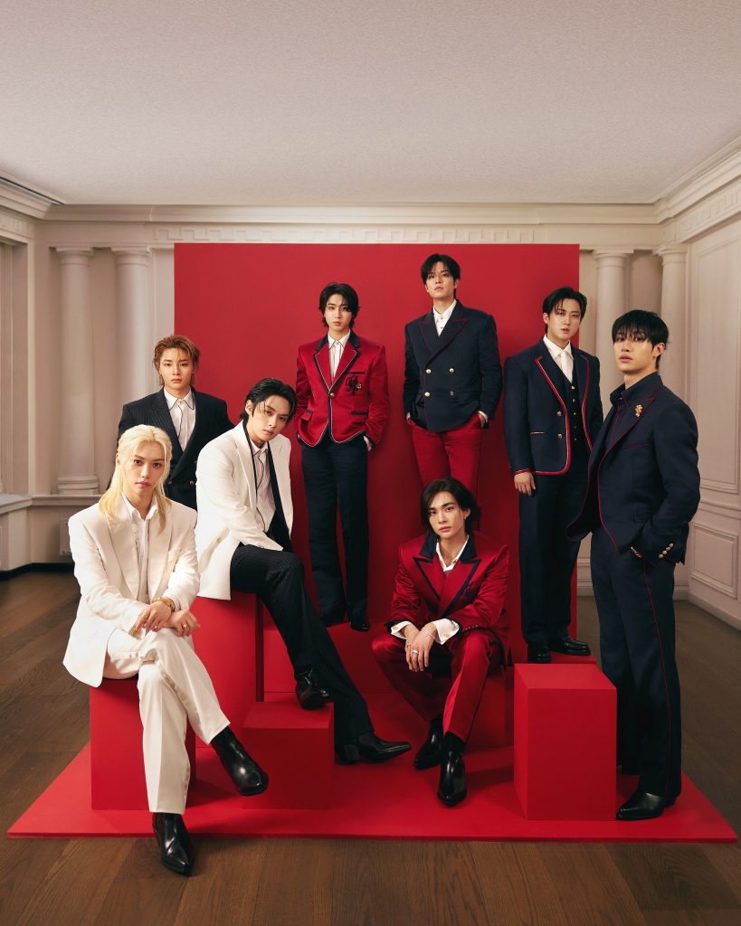 Stray Kids x Tommy Hilfiger MET Gala outfit