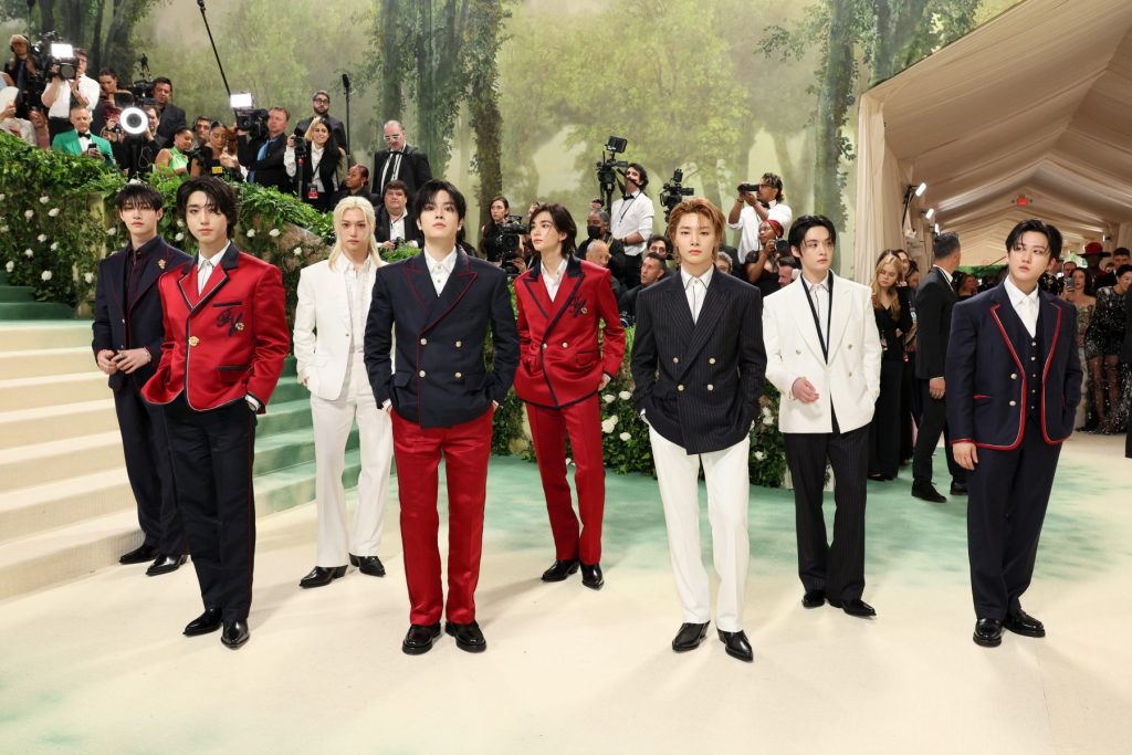 Stray Kids x Tommy Hilfiger MET Gala outfit