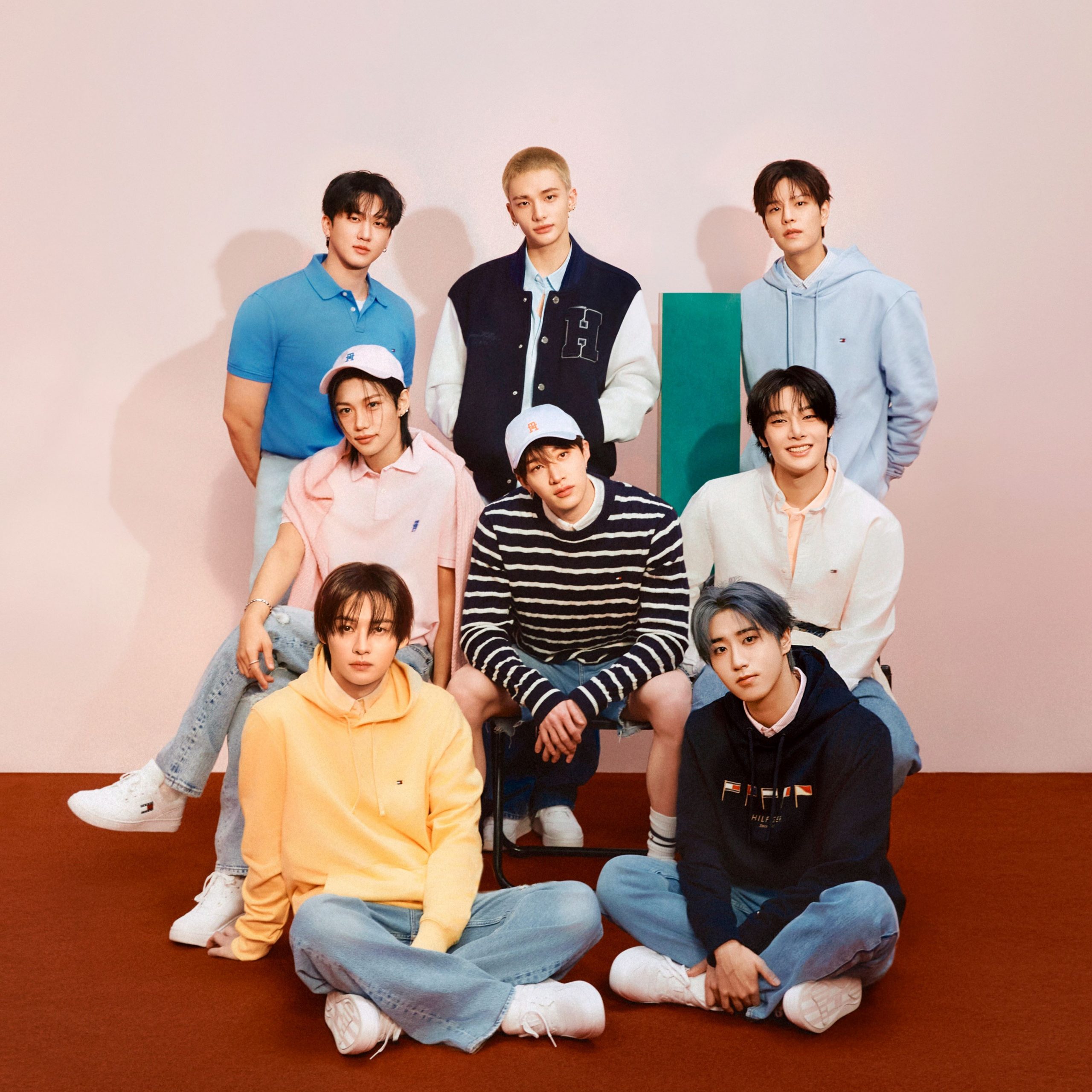 Stray Kids x Tommy Hilfiger Collaboration
